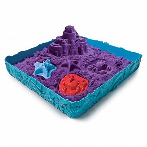 Набор Kinetic sand - Песок для лепки, песочница и формочки (Spin Master, 71402)